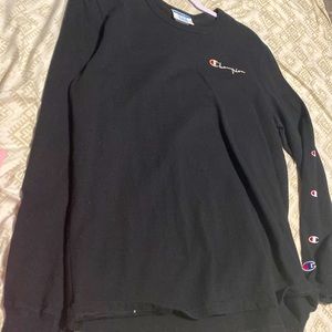 Size medium black champion shirt originally bought from zumiez worn quite a few